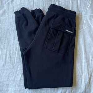 Men’s Large RAW GEAR black joggers
